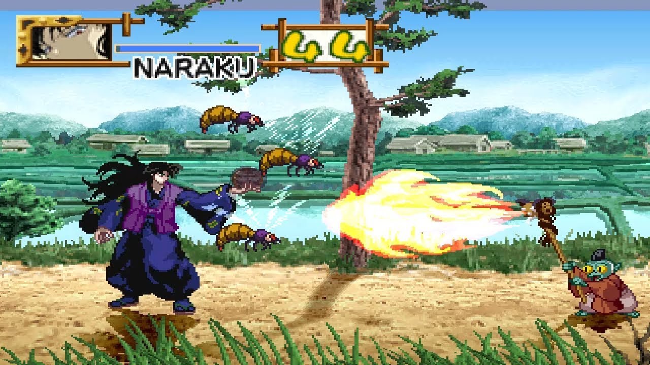 Inuyasha: A Feudal Fairy Tale [PS1] - play as Naraku
