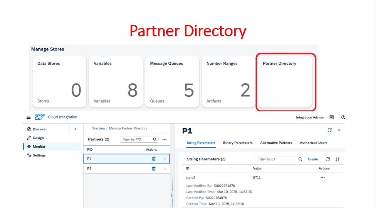 CPI - Iflow - Dynamic JSON Harmonization in SAP CPI Using Partner Directory (2 of 3)