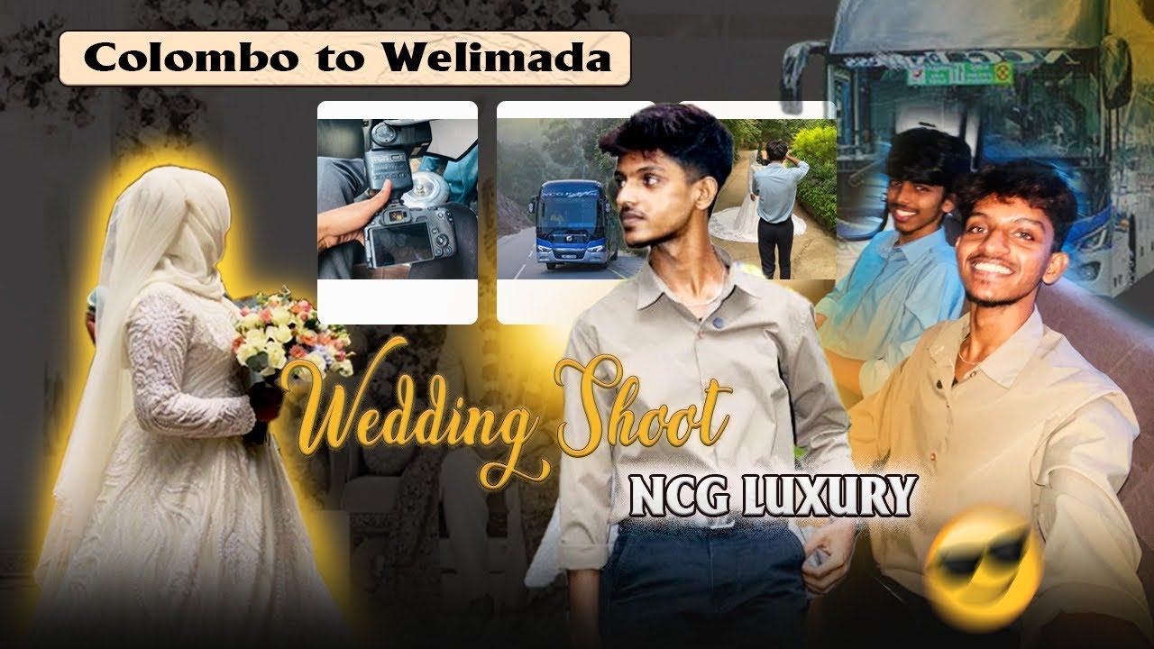 NCG luxury Bus-ல😎 First Wedding Shoot Vlog💗🤩 | Colombo to Welimada Journey 😮‍💨 @ruzyview 