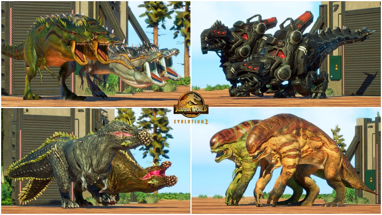 ALL 84 MODDED DINOSAUR SPECIES , REPTILES AND PREHISTORIC ANIMALS - Jurassic World Evolution 2