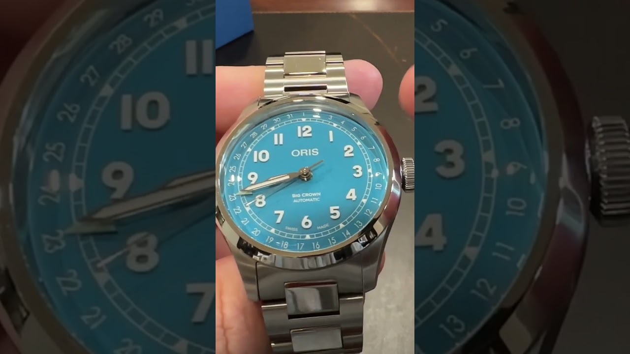 Oris killed it with this Big Crown Pointer Date in blue! #oris #watch #swisswatch