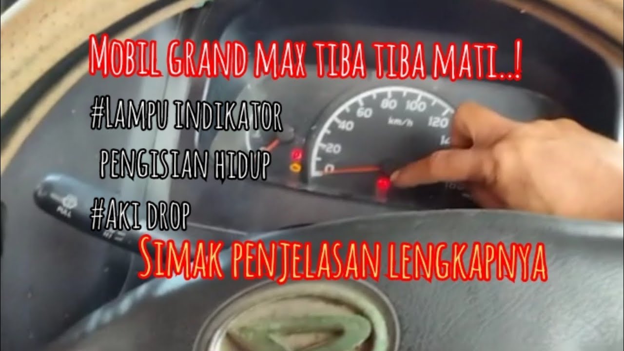 penyebab aki mobil grand max tidak mengisi/drop