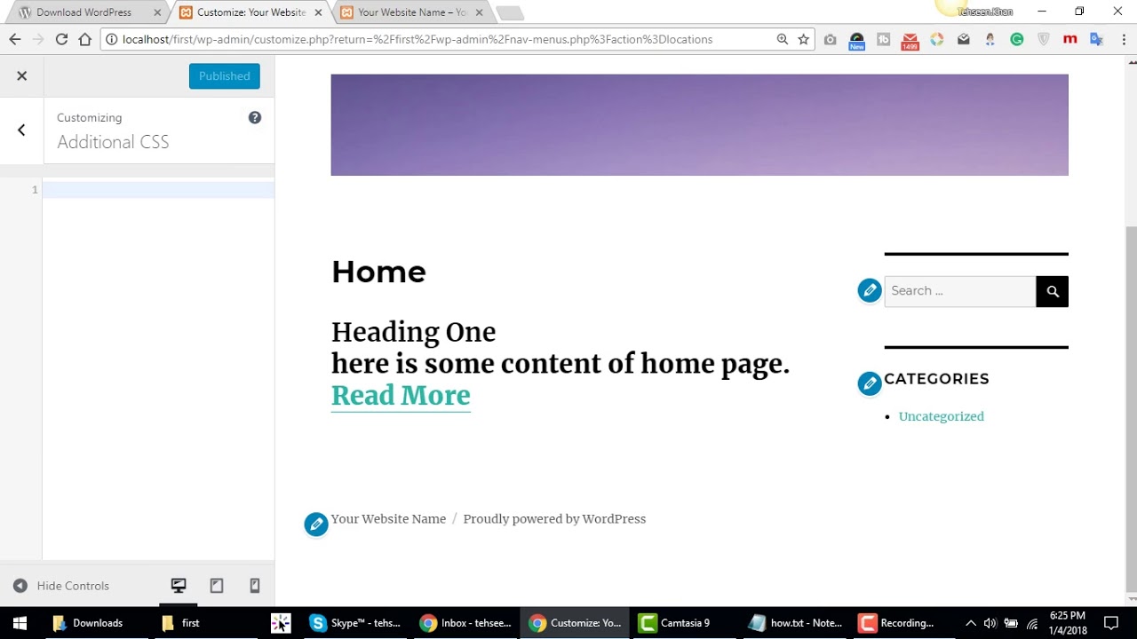 WordPress Episode 5