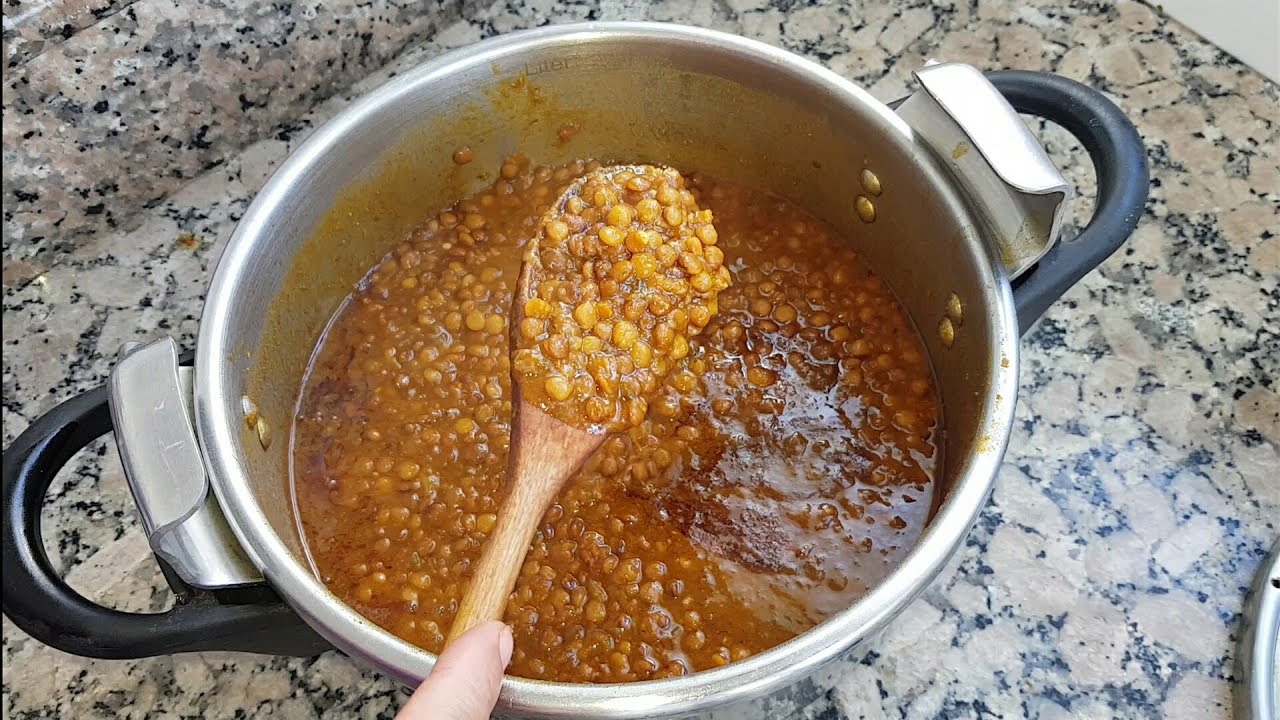 طريقة مميزة لتحضيرالعدس  بالخضر من ألذ الاطباق الشعبية 😍