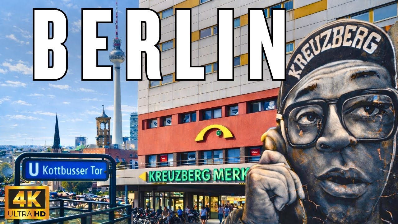 Berlin Walking Tour 4K 🇩🇪 | Winter in Kreuzberg - Kottbusser Tor