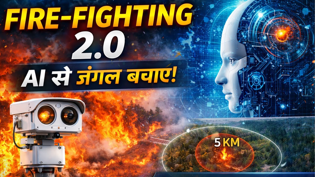 यह है Fire-Fighting 2.0 — AI से जंगल बचाने की टेक्नोलॉजी!