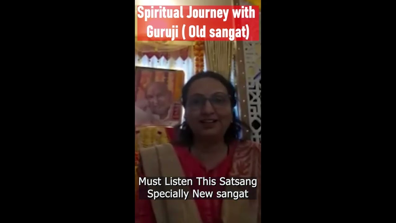 Spritual Journey with Guruji | Satsang by Deepti Aunty old Sangat | #gurujipoetrybyrashmiaunty