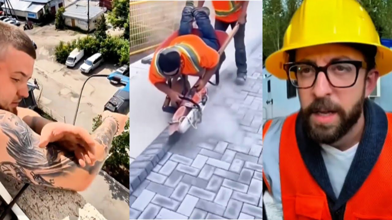 Engineer Trend - Creative Skills 👉 Part 2 #adamrose #construction #engineering #workers #moments