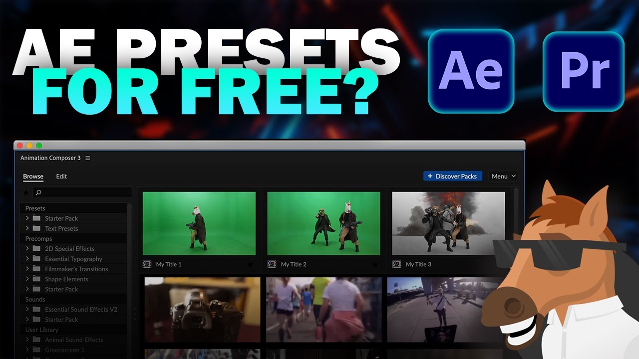After Effects Plugin Tutorial | Free Plugin | Mister Horse