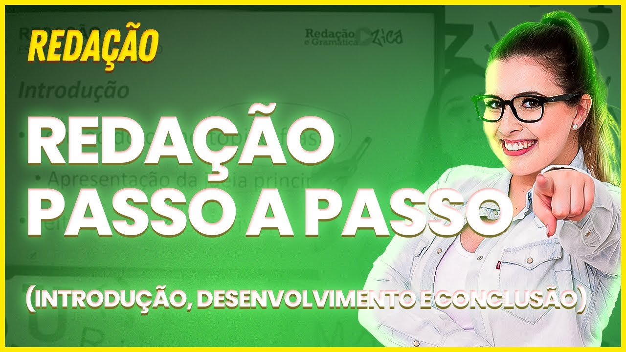 INTRODUÇÃO, DESENVOLVIMENTO E CONCLUSÃO NA PRÁTICA! - Professora Pamba