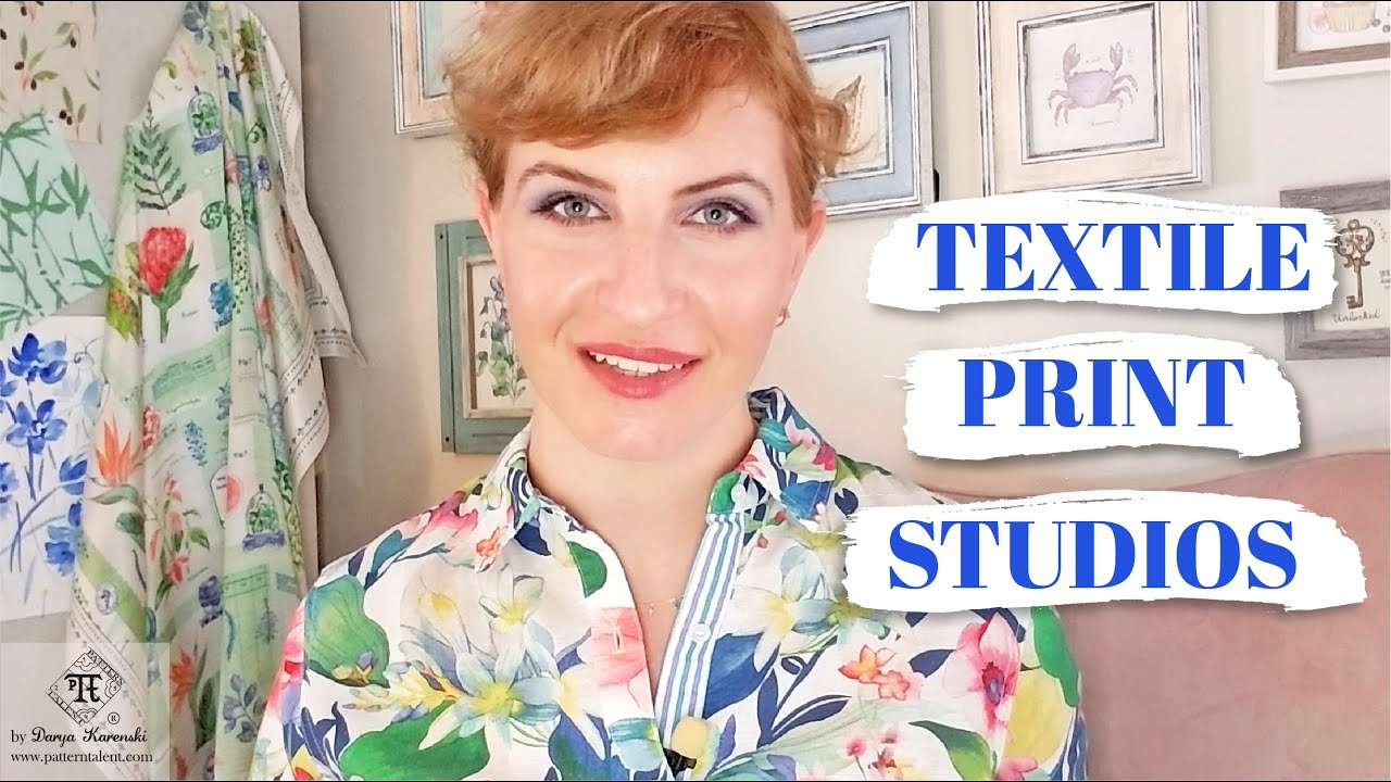 Do you want to work at a textile studio as a print designer?