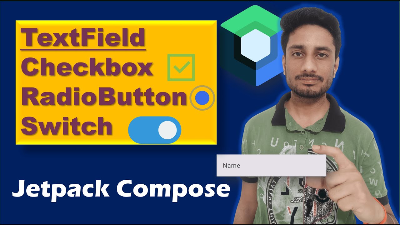 How to implement Textfield, Checkbox and RadioButton in Jetpack Compose