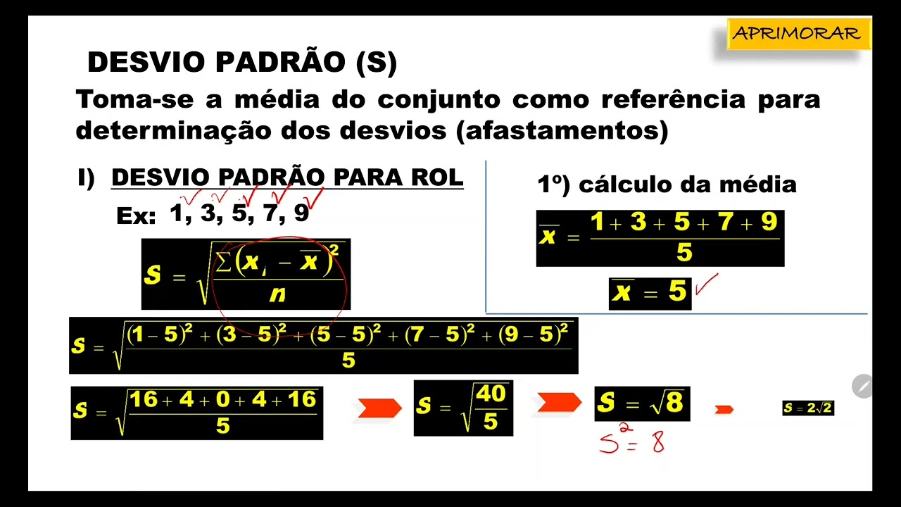 MEDIDAS DE DISPERSÃO