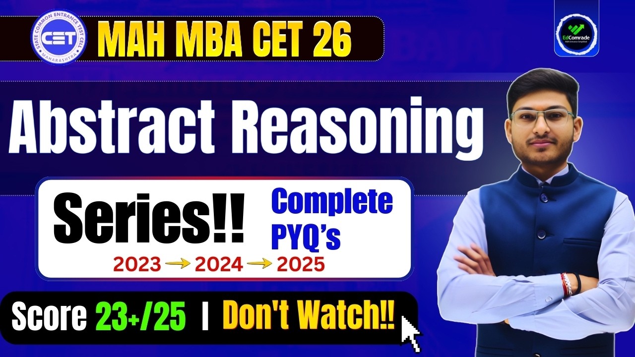 MAH MBA CET 2026 | ABSTRACT REASONING  | Day-1 | By Akash Sir
