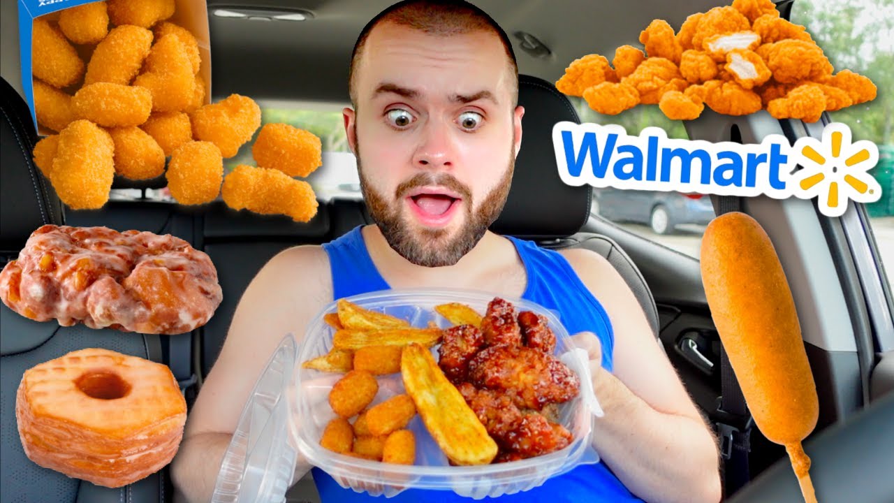 Я 24 ЧАСА питался только свежей едой из Walmart! Обзор меню продуктового магазина!