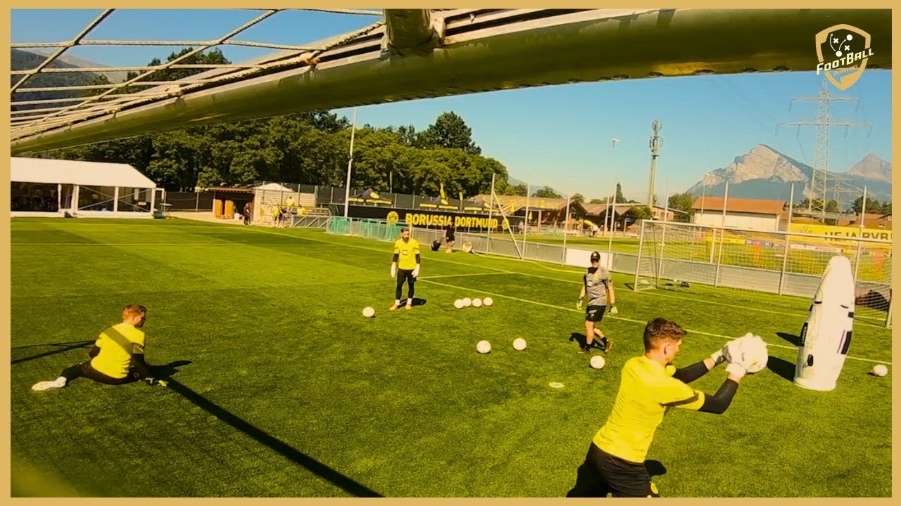 Borussia Dortmund - Gregor Kobel & Patrick Drewes & Alexander Meyer - Goalkeeper Training