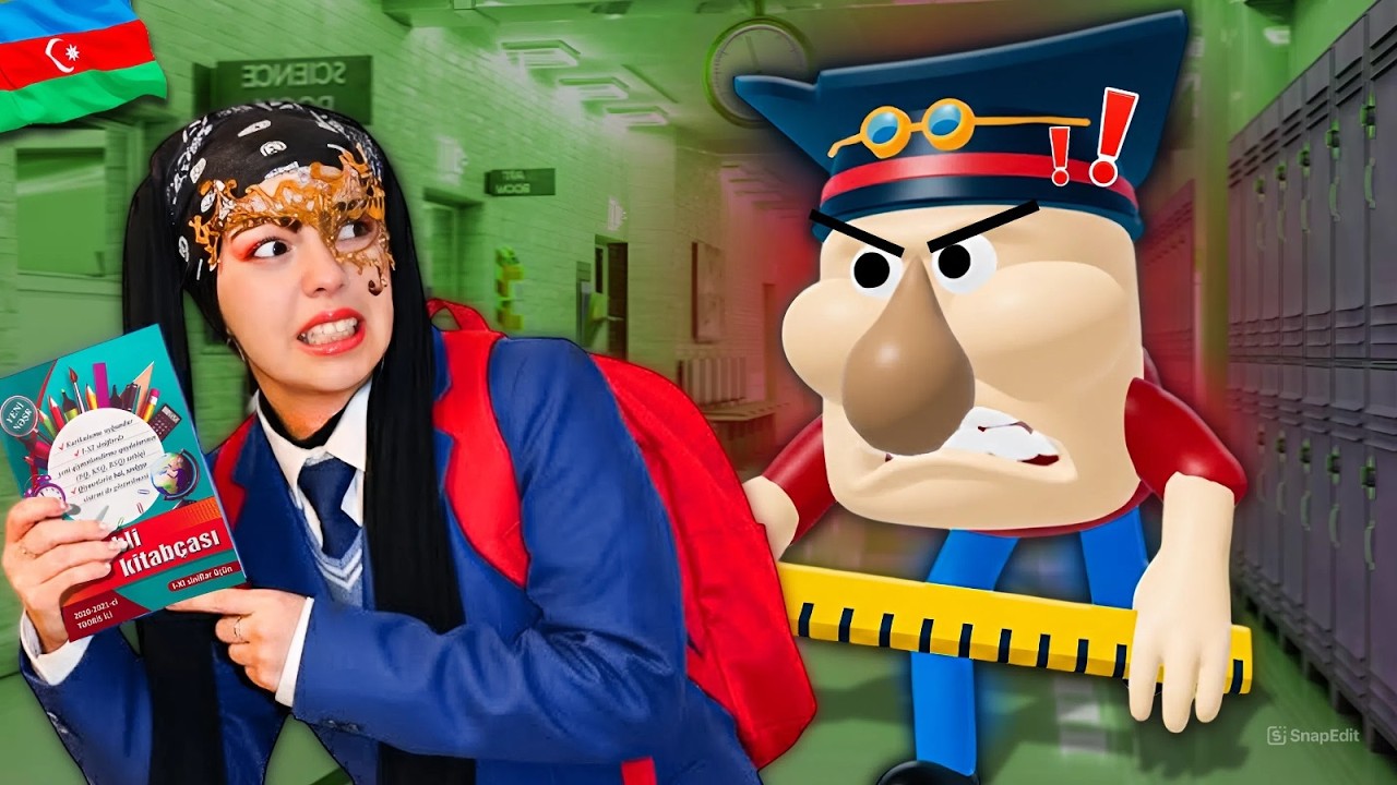 😧MÜƏLLİMƏ AZ QALA MƏNİ TUTA  | MƏKTƏBDƏN QAÇIŞ 🏫Roblox Obby