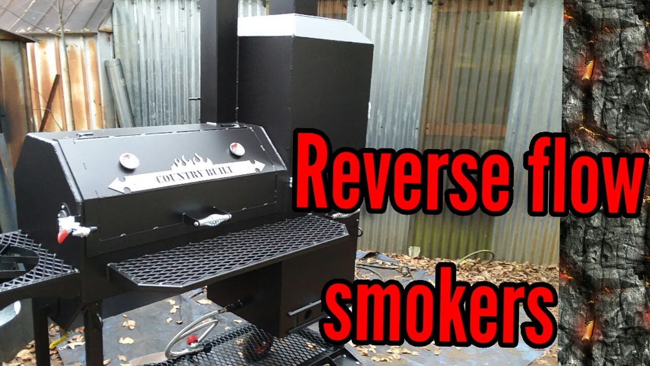 Reverse flow bbq build