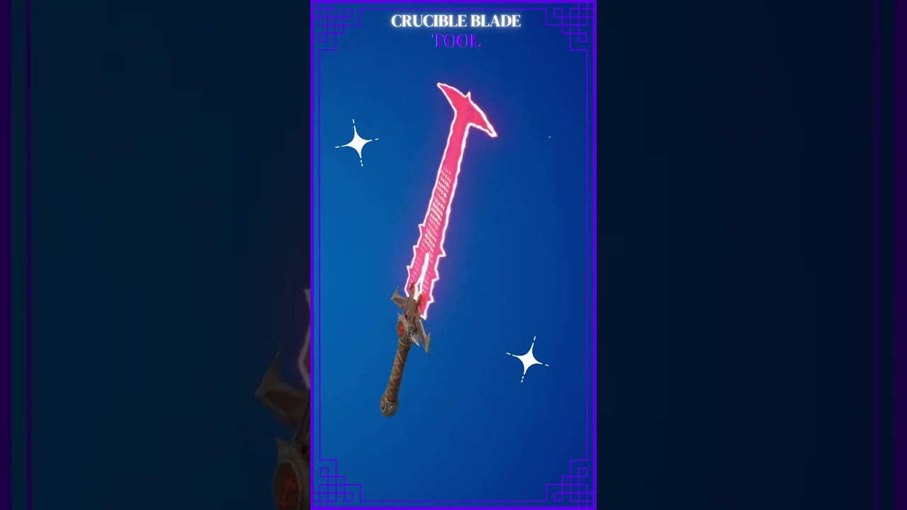 Fortnite Tool ✔ Crucible Blade Harvesting Tool ✔ Gaming Legends Series