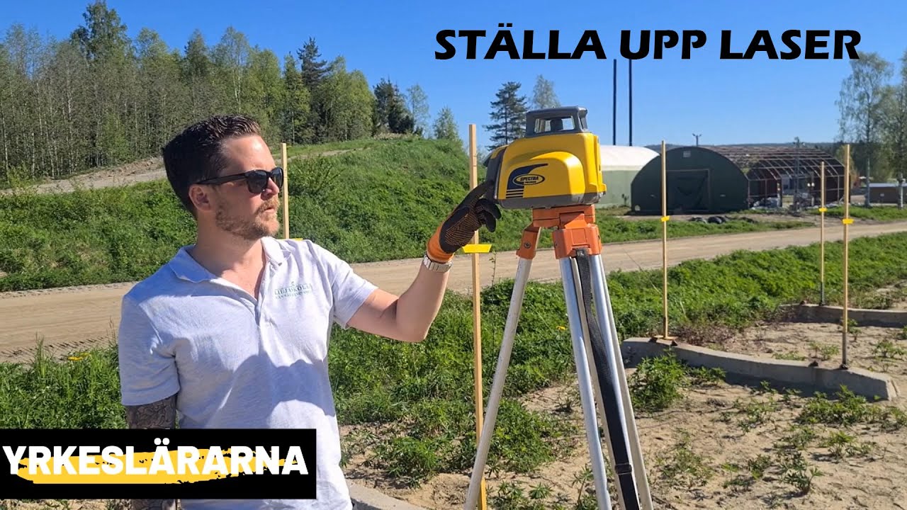 Ställa upp laser