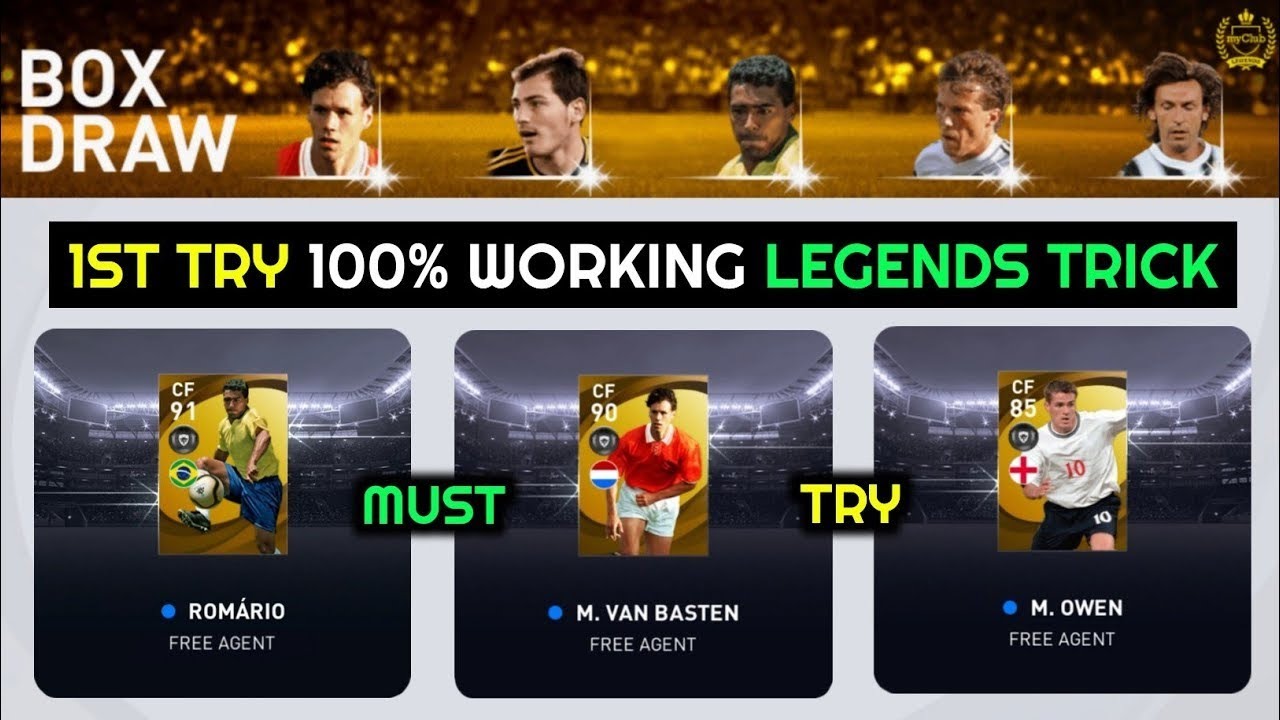 GP LEGENDS BOX DRAW TRICK| HOW TO GET LEGEND IN GP LEGEND BOX DRAW IN PES 2021🤩⚽