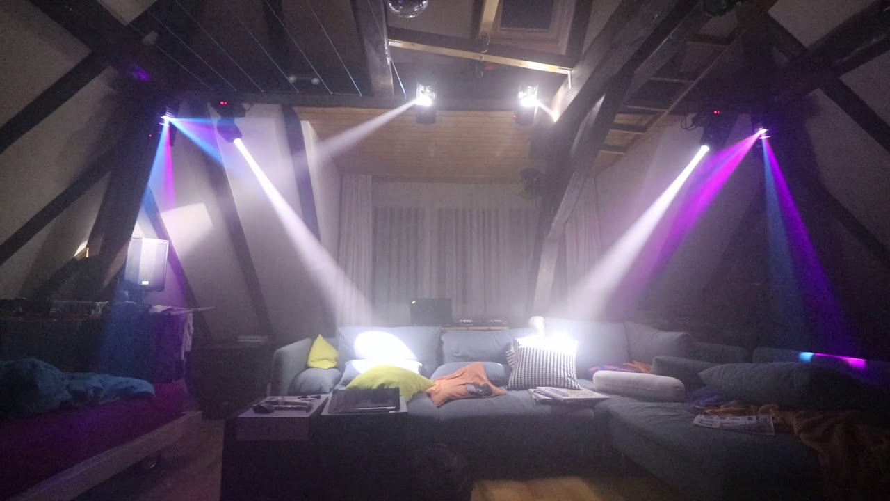 ADJ inno pocket spot, roll, scan lightshow | homedisco