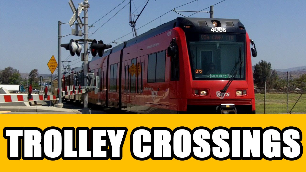 San Diego MTS Trolley Crossings