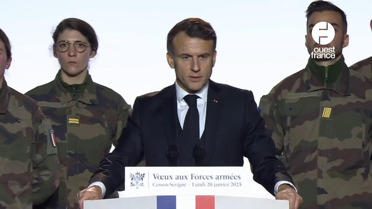 DIRECT | Emmanuel Macron présente ses vœux aux armées près de Rennes