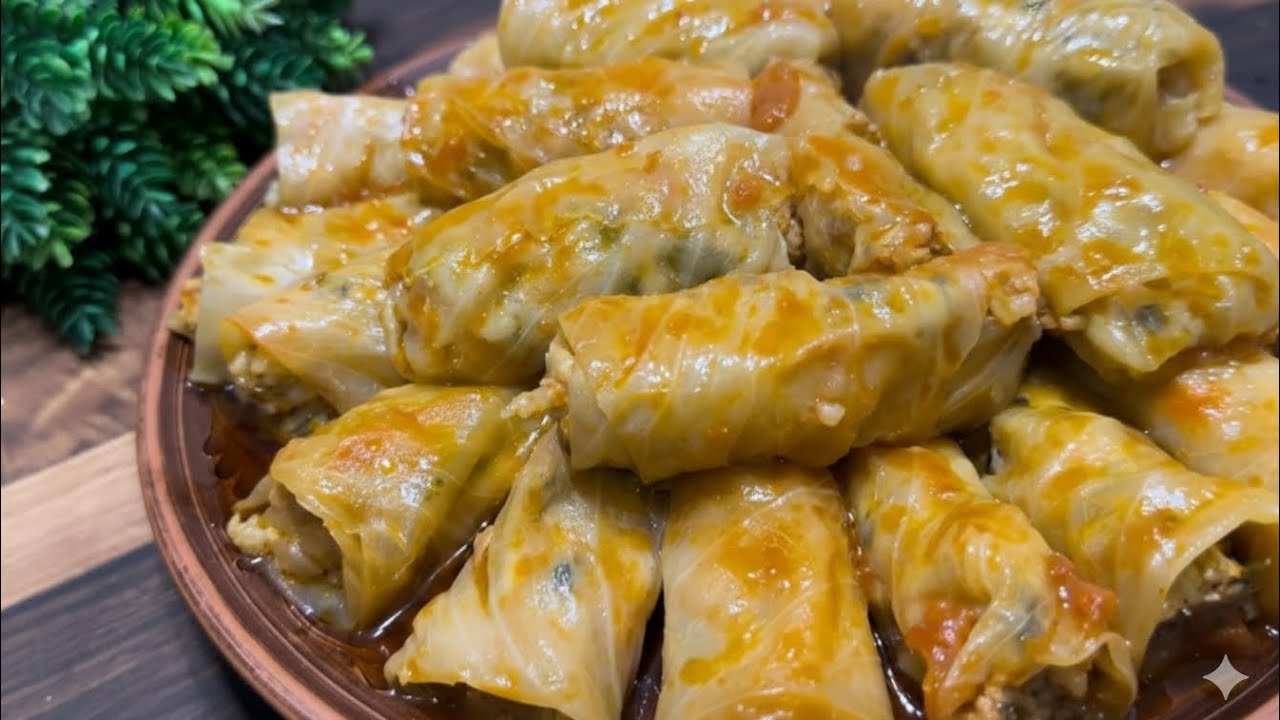 ♥️TOYUQ ƏTİNDƏN ÇOX LƏZZƏTLİ KƏLƏM DOLMASI👍