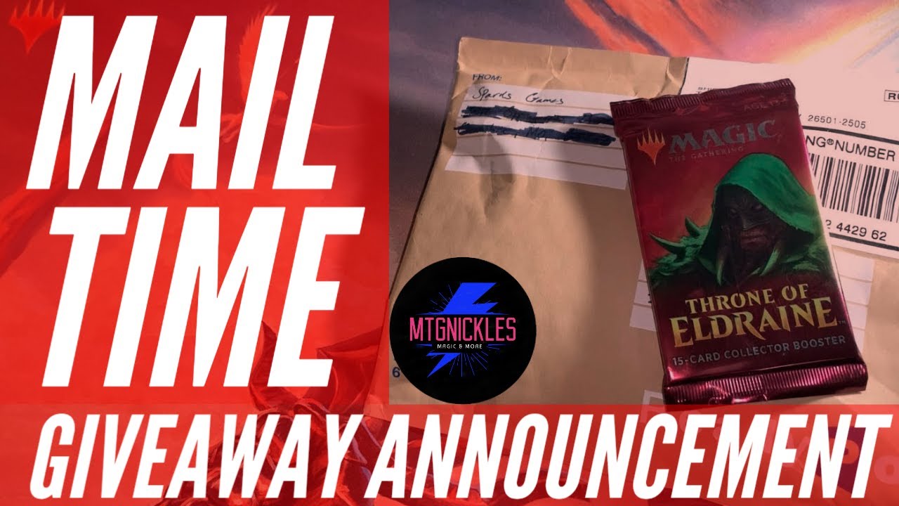 MAIL TIME! - Giveaway Announcement