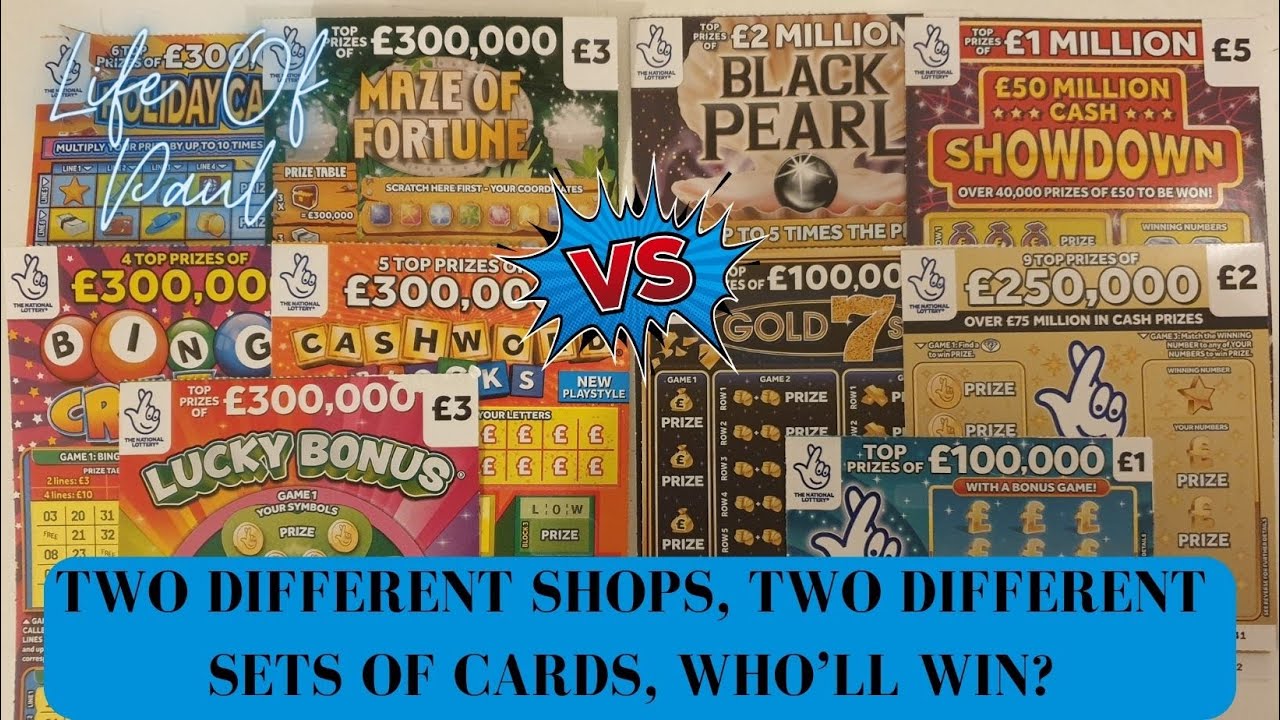 A £30 mix of scratch cards, £30 of £5, £3 and £2 scratch cards.