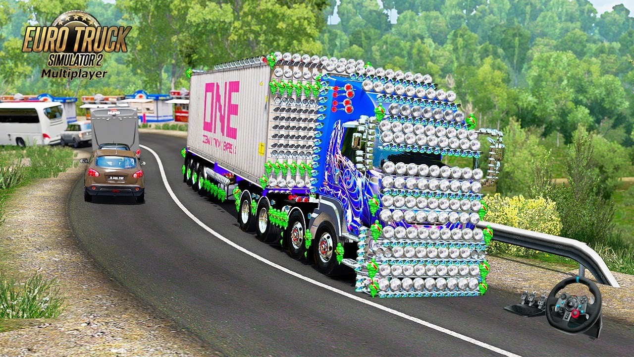 🔴 รถบรรทุกไฟเยอะที่สุด จนต้องใช้เครื่องปั่นไฟ - Euro Truck Simulator 2 #195
