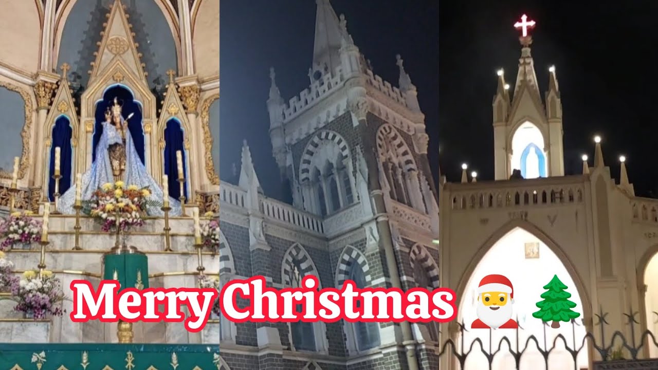 ST. MARY'S CHURCH IN MUMBAI ✨️🫶 / MEERY CHRISTMAS ✨️🌲🎅 #viral #merrychristmas #christmas #festival 