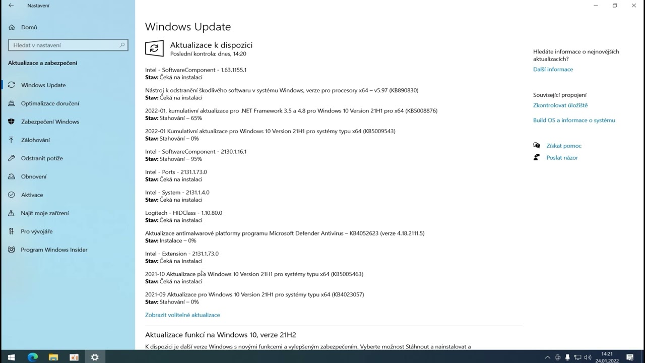 Aktualizace Microsoft Windows  10