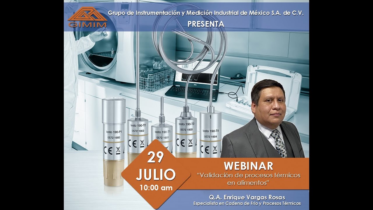 Webinar: Validación de procesos térmicos en alimentos