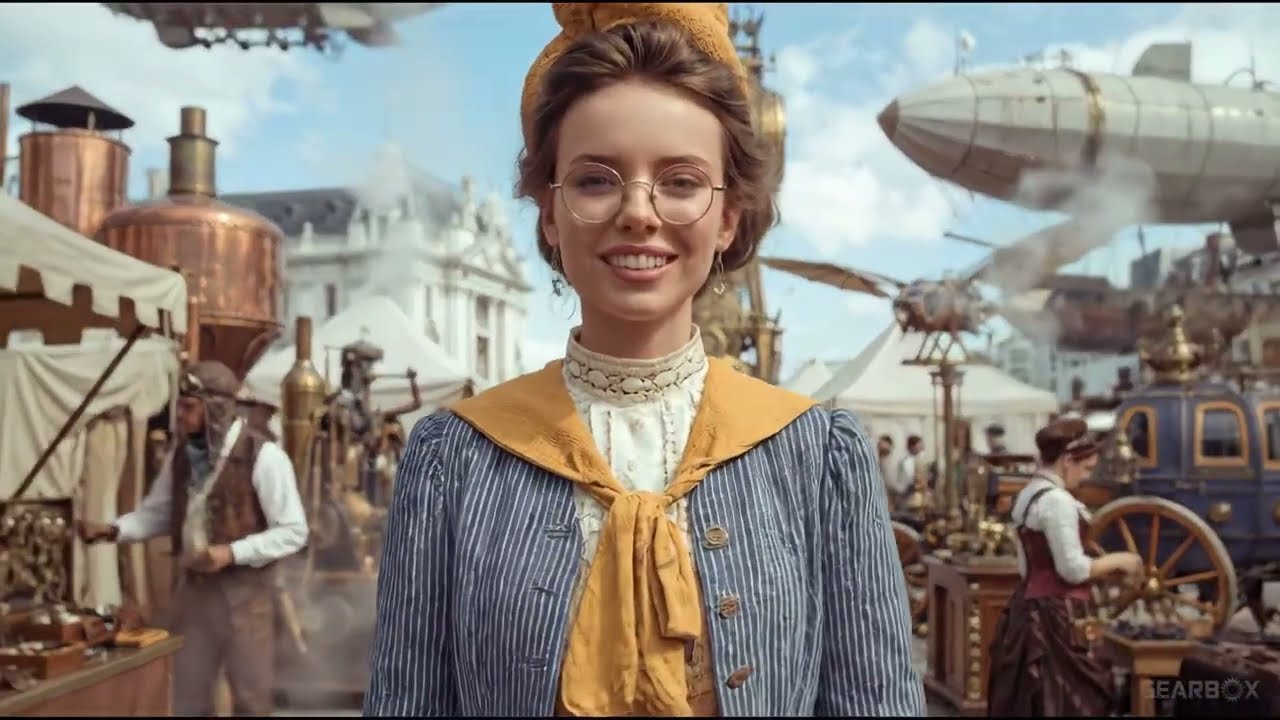 Through Steam and Time: A Fated Encounter. Ai Short Film