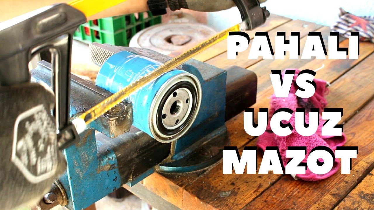 Filtre Kesme. Pahalı Mazotla 30.000 km Sonra Filtrenin İçi. Ucuz ve Pahalı Mazot Karşılaştırması.