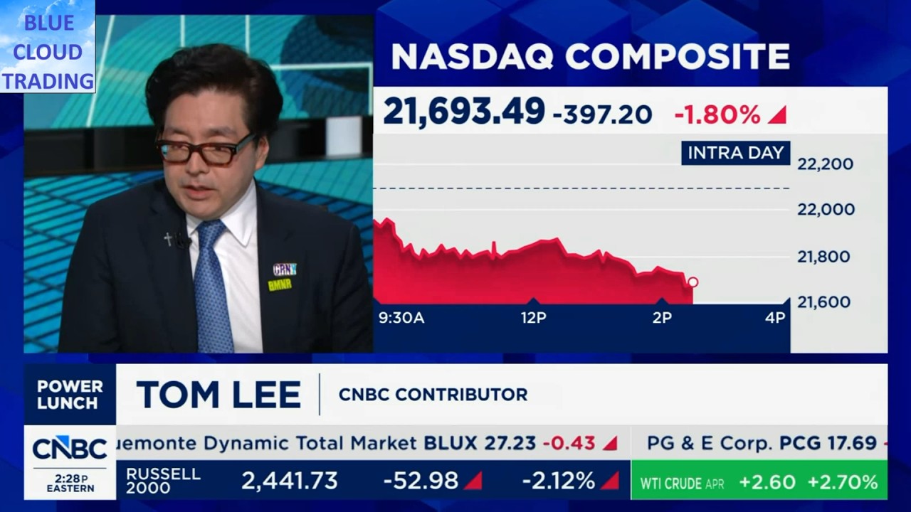 TOM LEE WAS ASKED WHAT THE BIGGEST RISK TO THE STOCK MARKET IS