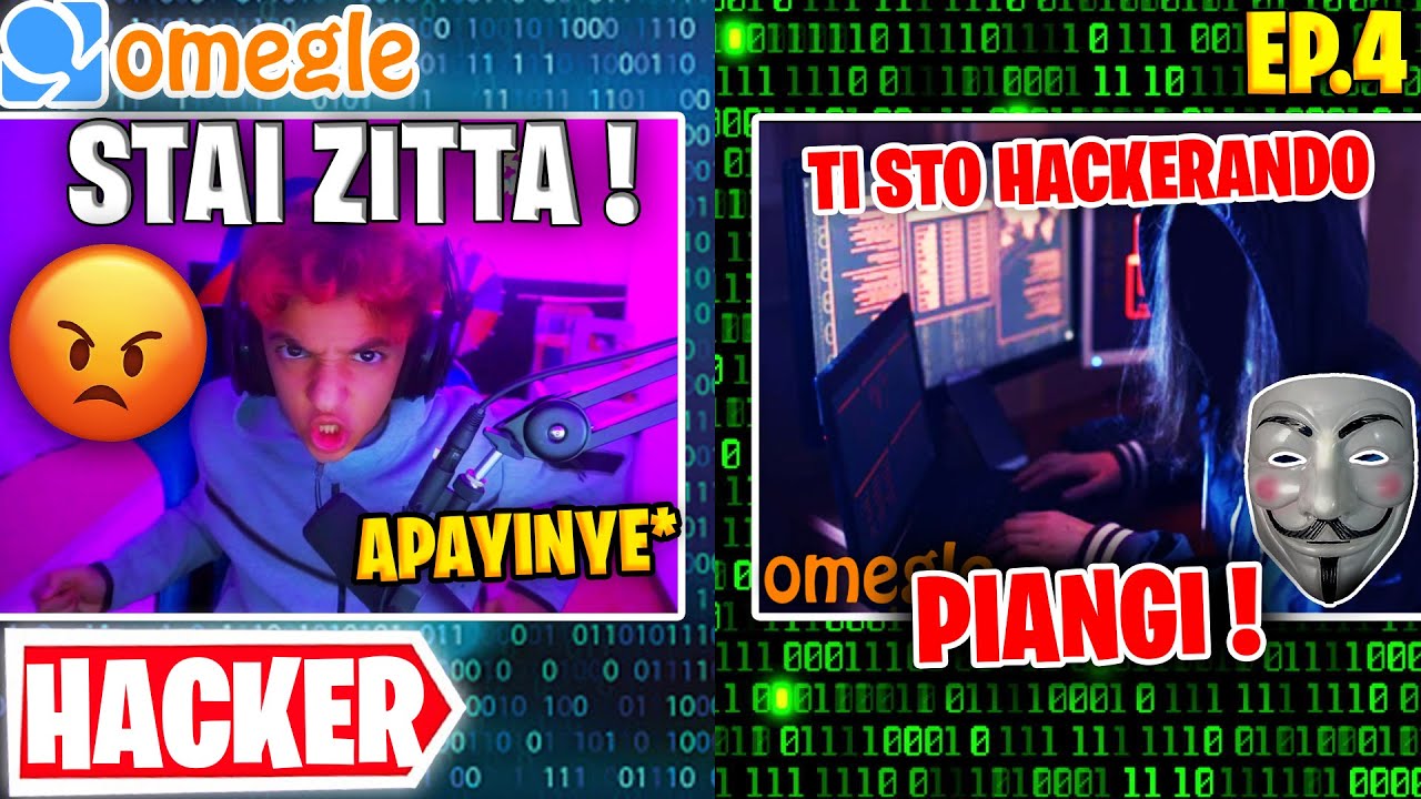 HACKERATO DA UNA RAGAZZA SU OMEGLE 😱 FATE ATTENZIONE ! ⚠ APAYINYE FINITO MALE 😳 ep.4