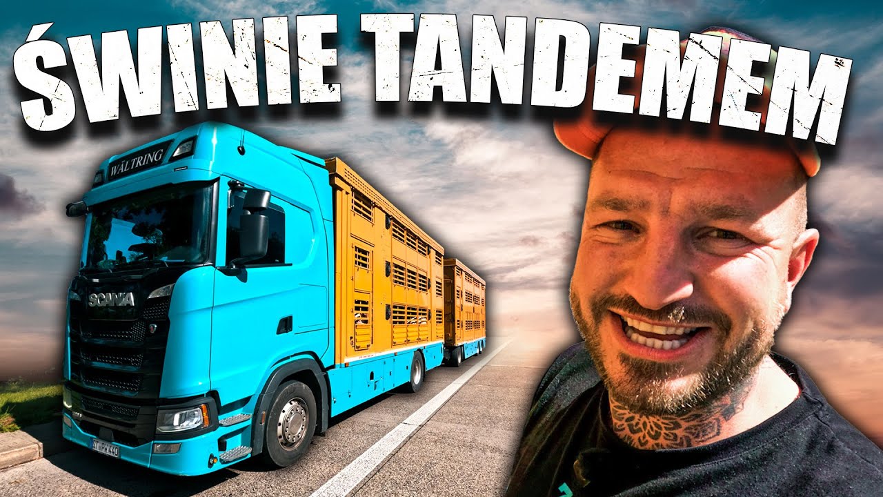 165 ŚWIŃ 🐷 na pokładzie  – Rafał i jego Scania w Niemczech 🇩🇪 