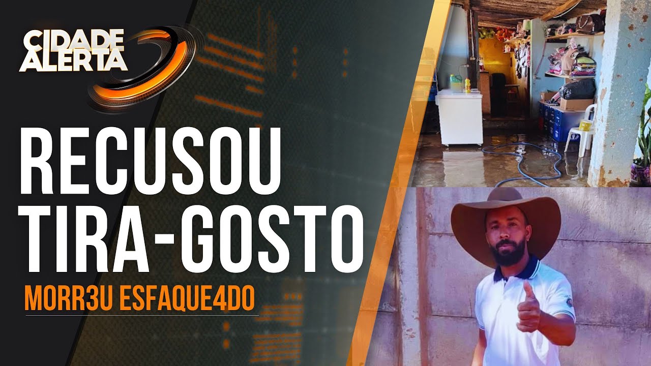 RECUSOU TIRA-GOSTO: HOMEM É MORTO A FACADAS APÓS DISCUSSÃO EM BAR NO NORTE DE MINAS