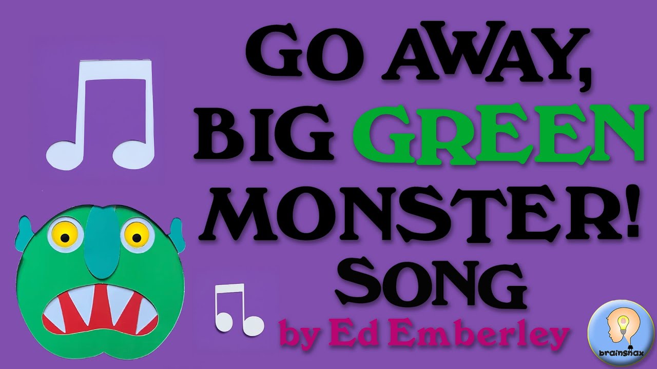 Go Away Big Green Monster Song | Sing Along Book | Halloween