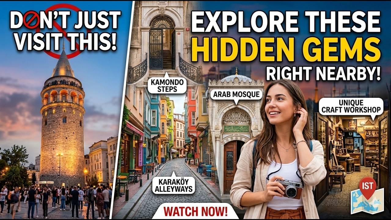 Don’t Just Visit Galata Tower! Explore These Hidden Gems Nearby 💎 💎🌍