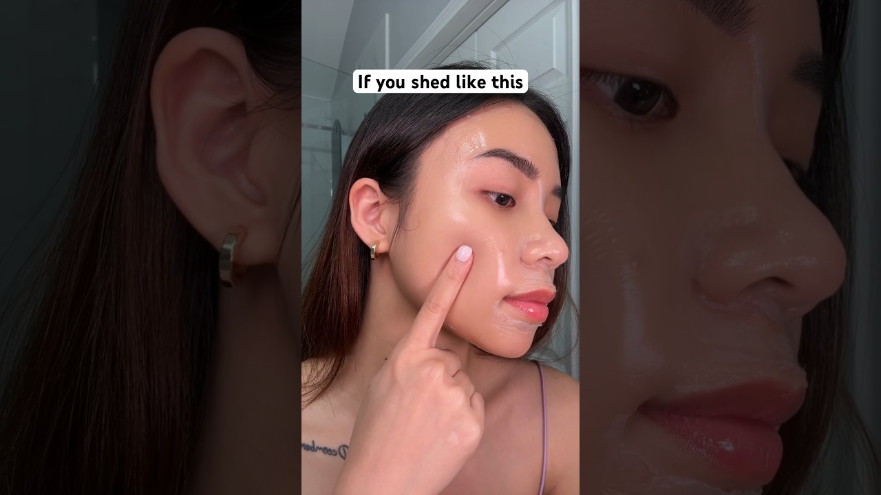 Shedding monthly ✨ #skincare #viral #trending #skingoals #kbeauty #skincareproducts #glassskin