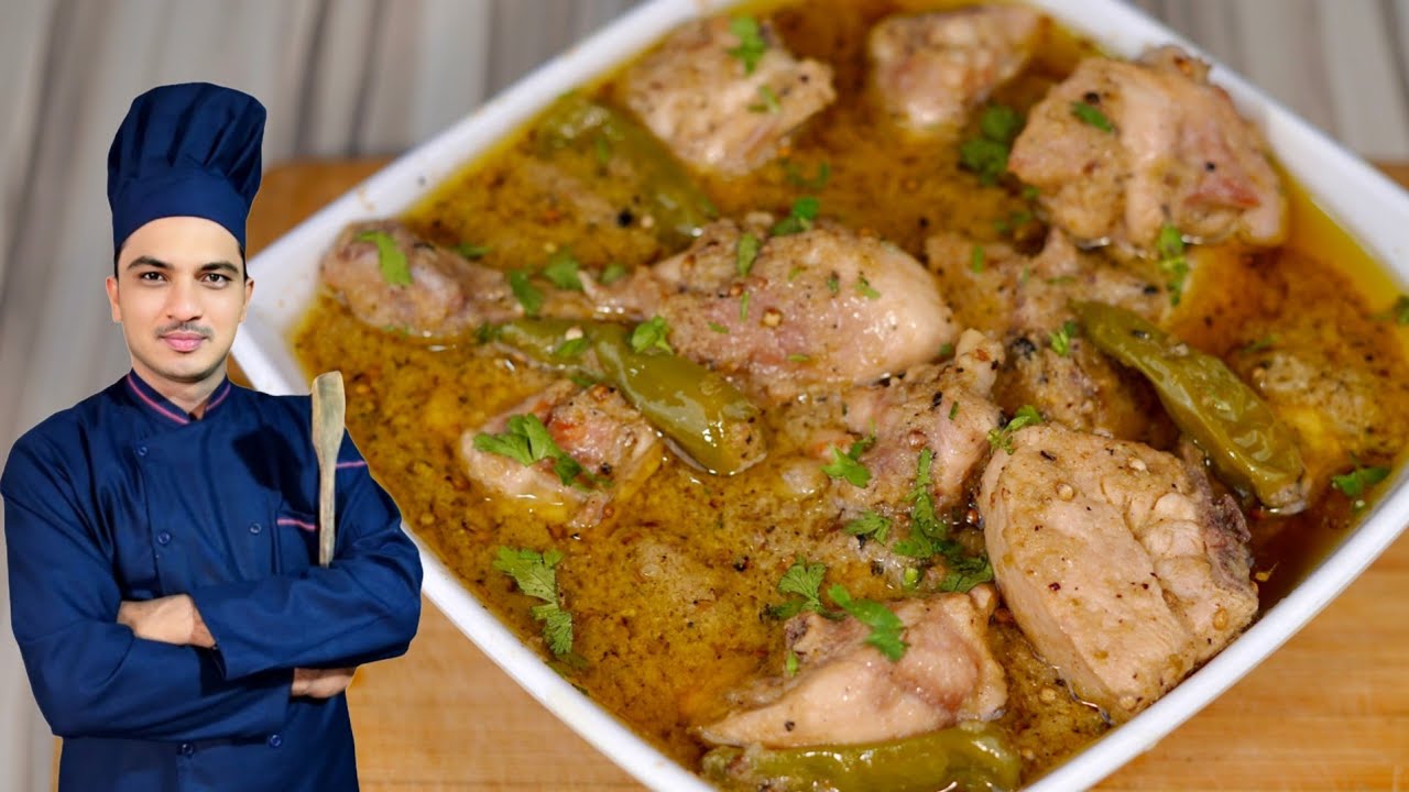 Black pepper chicken karahi Recipe|