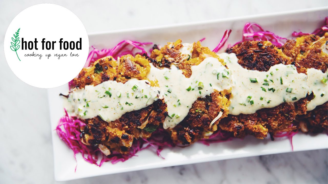 vegan jackfruit 'fish' cakes | RECIPE?! ep #27 (hot for food)