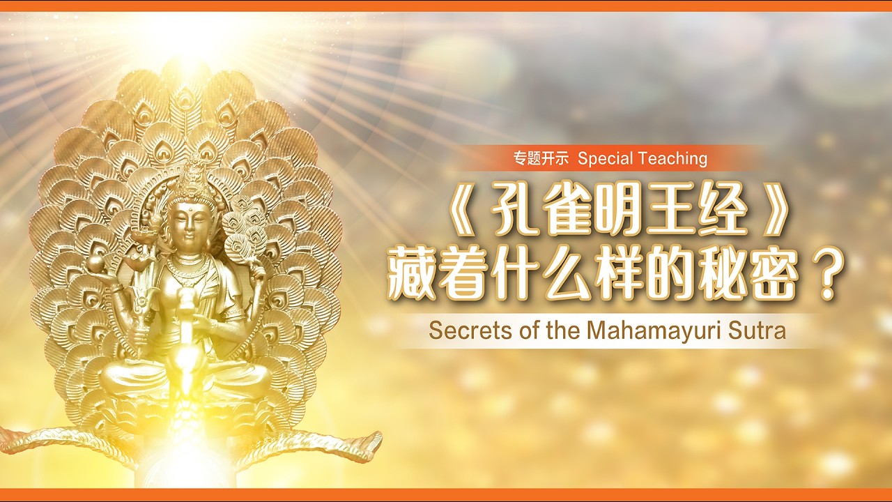 20260208 佛教盛事 ｜孔雀明王法会 之 《孔雀明王经》藏着什么样的秘密？ （吉隆坡中心）