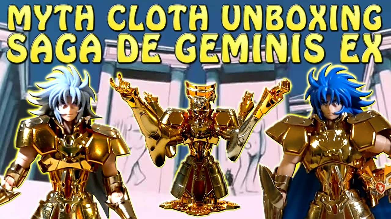 MYTH CLOTH UNBOXING! SAGA DE GEMINIS EX! PABLO TAMBIEN!! Saint Seiya - Caballeros del Zodiaco
