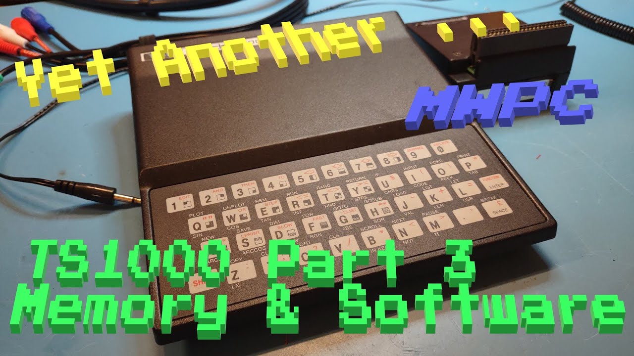MWPC — Часть 3 — Обновление памяти и загрузка ПО для #Timex #Sinclair #1000