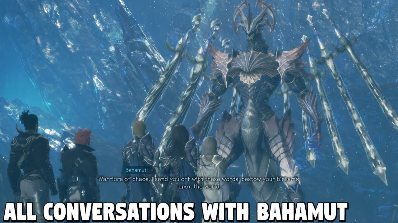ALL Conversations with Bahamut - Trials Of The Dragon King Stranger of Paradise Final Fantasy Origin